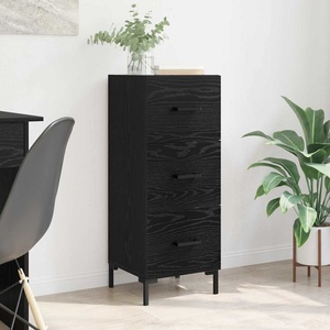 vidaXL Служебен шкаф Черния дъб 34, 5 x 34 x 90 см Инженерна дървесина (881560)