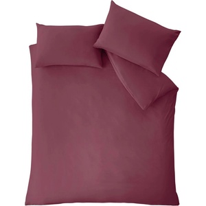 Catherine Lansfield Бордо двойно спално бельо 200x200 cm So Soft Non Iron - Catherine Lansfield (BD/58232/W/DQS/BU)