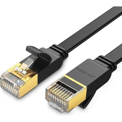 Ugreen NW106 RJ45 Flat, Cat.7, STP, 1.5m, černý