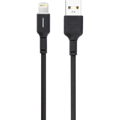 DeTech Кабел за данни DeTech DE-C37i, Lightning, 1.0m, Черен - 40195 (40195)