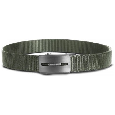 Opasek Regal Belt Pentagon Olive Green spona stříbrná – Zboží Dáma