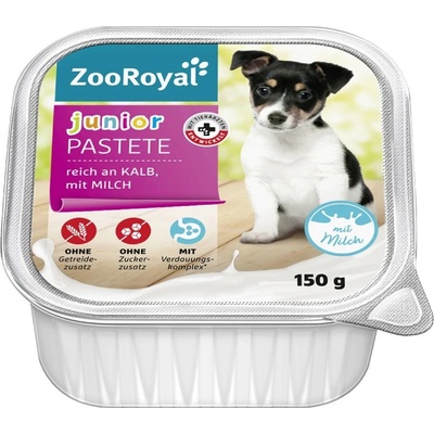 ZooRoyal Junior s telecím a mlékem 150 g