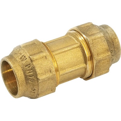 GEBO Mosazná svěrná spojka na PE přímá 20 mm