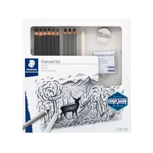 STAEDTLER Комплект моливи въглен 61 100c 12 броя