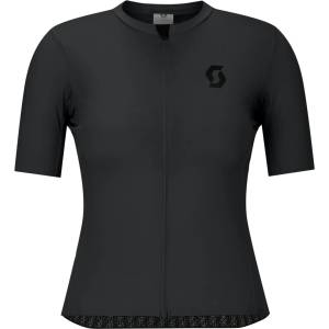 Scott Дамска фланелка с къс ръкав за колоездене Scott Women's Jersey Ultd S/S Cycling jersey - Black (156-2864-0113)