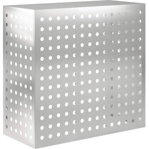 vidaXL Покритие за климатик Сребристо 110 x 50 x 105 см (8014148)