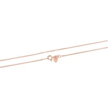 Beneto Pozlacený stříbrný řetízek anker AGS1286-ROSEGOLD