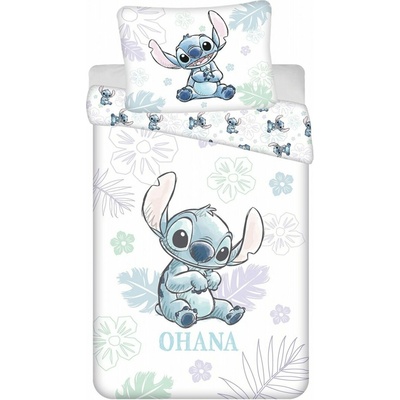 Jerry Fabrics Lilo a Stitch Ohana white 140x200 70x90