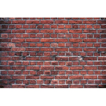 DIMEX ART s. r. o Флизелинов фототапет тъмночервени тухли 375 x 250 см