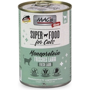 MAC's Cat Mono Sensitive jahňa a mrkva 400 g