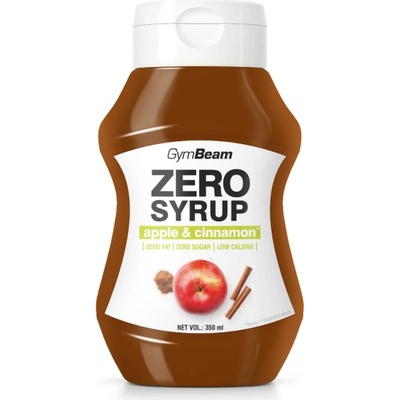 GymBeam ZERO SYRUP Apple & cinammon 350 ml