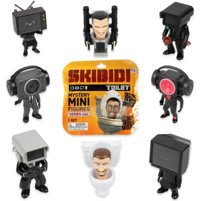 Spin Master Skibidi Toilet 2.5" Mini Figures (0810054665434)