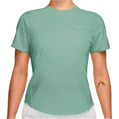 Nike Дамска тениска Nike Women's Swift Dri-Fit Short-Sleeve Running Top Running shirt - Steam / Reflective Silver (916-4638-0913)