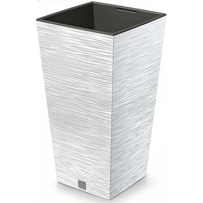 Prosperplast Květináč FURU SQUARE 24 cm bílý