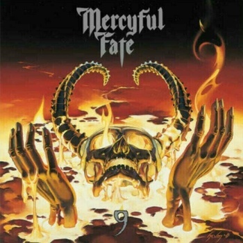 Image 1 of Mercyful Fate - 9 (Limited Edition) (Yellow Ochre/Blue Swirls) (LP) (0039842521978)