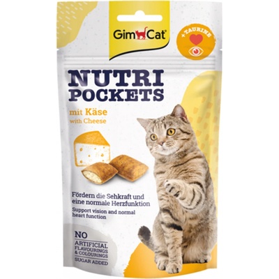 GimCat Nutri Pockets se sýrem 12 x 60 g