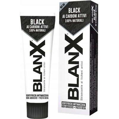 BlanX Bieliaca s aktívnym čiernym uhlím 75 ml