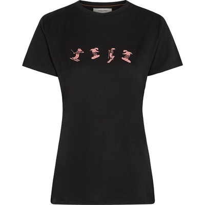 Women Merino 150 Tech Lite SS Tee Snow Day Размер: M / Цвят: черен