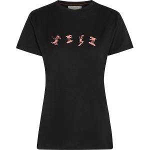 Icebreaker Women Merino 150 Tech Lite SS Tee Snow Day Размер: M / Цвят: черен