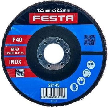 Festa Kotouč lamelový 125 mm P40 22145