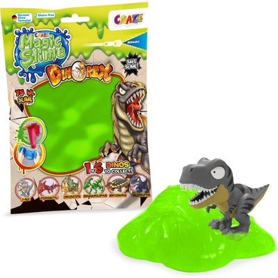 CRAZE Магически слайм Craze - Динозаври с фигурка изненада, асортимент (C56158)