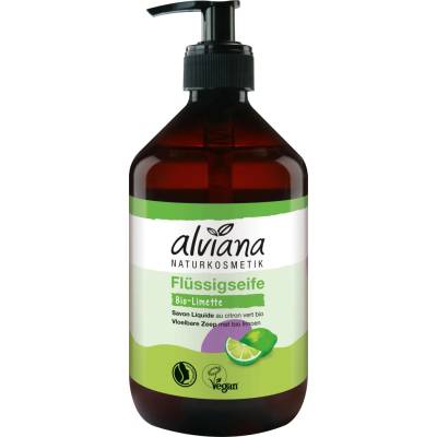 Alviana Naturkosmetik tekuté mýdlo s bio limetkou 500 ml