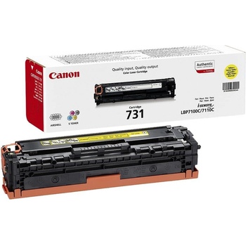 Canon Оригинална тонер касета Canon CRG-731, 1500 страници/5%, Yellow (3020100743)