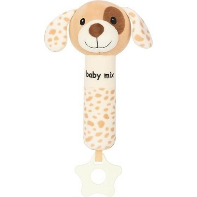 BABY MIX Detská pískacia Baby Mix pes hnedý
