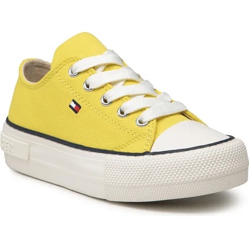 Tommy Hilfiger Кецове Tommy Hilfiger Low Cut Lace-Up Sneaker T3A4-32118-0890 M Yellow 200 (Low Cut Lace-Up Sneaker T3A4-32118-0890 M)