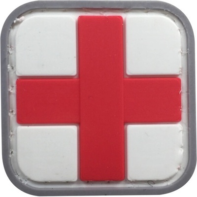 WARAGOD Nášivka 3D Medic biela 3x3cm