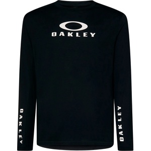 Oakley Мъжка фланелка с дълъг ръкав за колоездене Oakley Seeker Flow L/S Jersey Cycling jersey - Blackout - размер M (056-3981-0212)