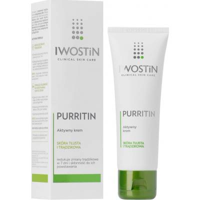 Iwostin Purritin aktivní denní krém proti nedokonalostem pleti 40 ml
