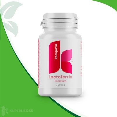 Kompava Premium Lactoferrin 350 mg 30 kapsúl
