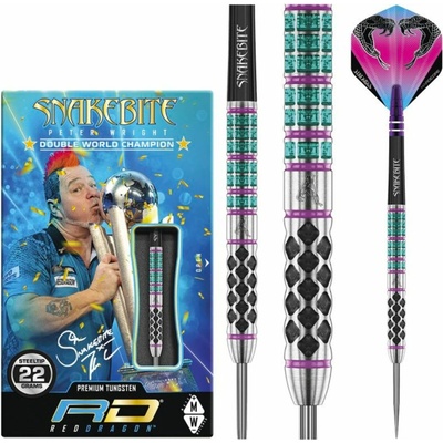 Red Dragon Steel Peter Wright Snakebite - Supa Venom - 22g