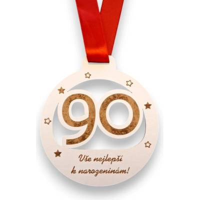 Vypálímti.cz výroba laserem Jubilení medaile XL 90