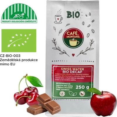 Café Montaña Bio Swiss Water Decafbio bez kofeinu 0,5 kg