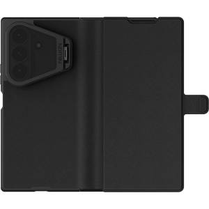 Nillkin Калъф за Samsung Galaxy Z Fold8 Ultra - Qin Prop Silicone Leather Case (с прозрачно черен протектор за камера) - Nillkin - Черен