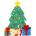 Orange Tree Toys Дървен пъзел Orange Tree Toys - Коледна елха, 4 части (OTT06495)