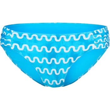 Seafolly Дамско бикини долнище Seafolly Women's Soundwave Ruched Side Retro Pant Bikini bottom - Turquoise - размер 40 (EU) (150-4432-0215)
