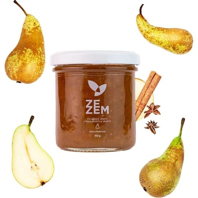 ZEZEM Hruškový džem s badyánem, skořicí a zázvorem 150g