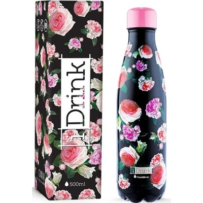 I Drink Nerezová kovová termoska růže 500 ml