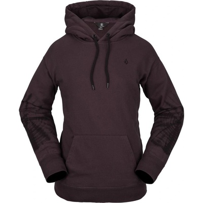 Volcom dámská mikina Costus P/O Fleece Black Plum černá