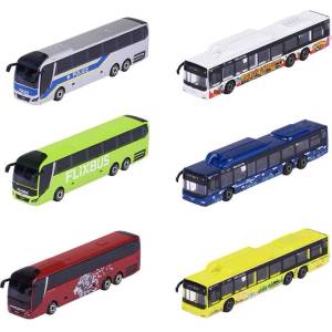 Majorette MAN City Bus Majorette - метален автобус с окачване, 13 см