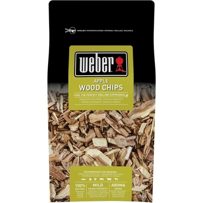 Weber udící lupínky jablko 700 g