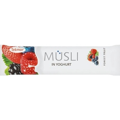 Tekmar Müsli tyčinka s príchuťou lesného ovocia v poleve s jogurtom 30 g
