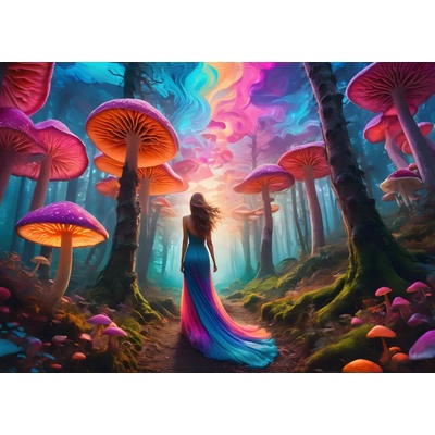 Alipson Puzzle - Puzzle Forest Whimsy - 500 piese