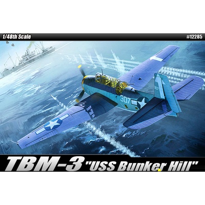 Academy Model Kit letadlo 12285 TBM-3 USS BUNKERHILL 36-12285 1:48