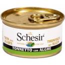Krmivo pro kočky Schesir tuňák & mořská řasa jelly 85 g