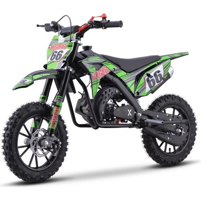 mamido Dětská benzínová motorka RamiGO TIGER 49CC zelená – Hledejceny.cz