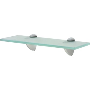 vidaXL Подвижен рафт, стъкло, 30 x 20 см, 8 мм (243778)